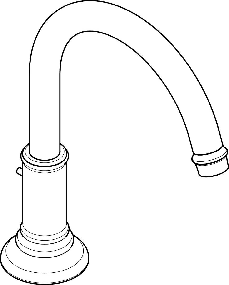 Bild von HANSGROHE Auslauf kpl. #98615820 - Brushed Nickel