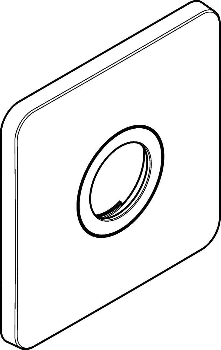 Picture of HANSGROHE escutcheon #98968000 - Chrome