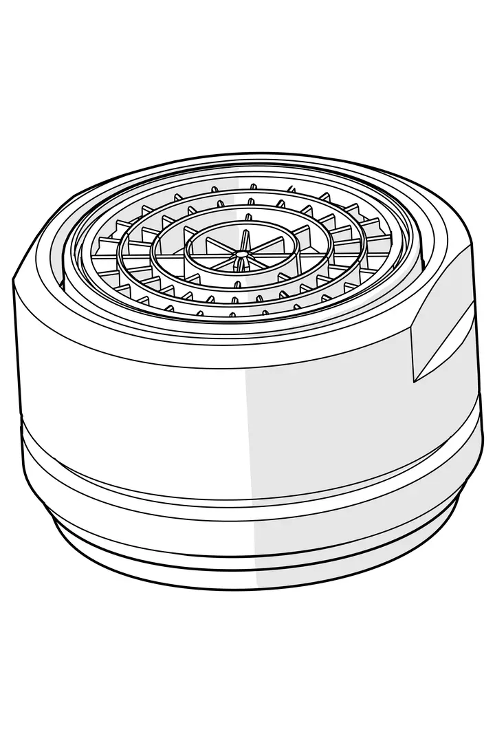 Bild von HANSA Oras Group Luftsprudler, M24x1 PCA 5 l/min (-105) #1003828V