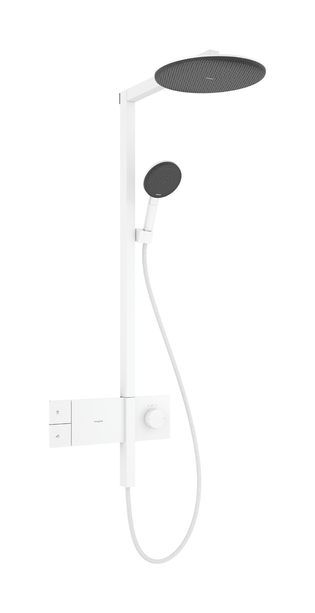 Bild von HANSGROHE Raindance Alive S Showerpipe 300 1jet EcoSmart mit ShowerSelect Comfort #24583700 - Mattweiß