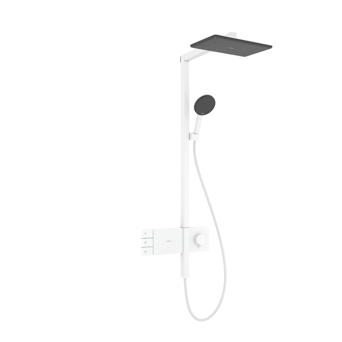 Bild von HANSGROHE Raindance Alive Q Showerpipe 210/340 2jet mit ShowerSelect Comfort #24590700 - Mattweiß