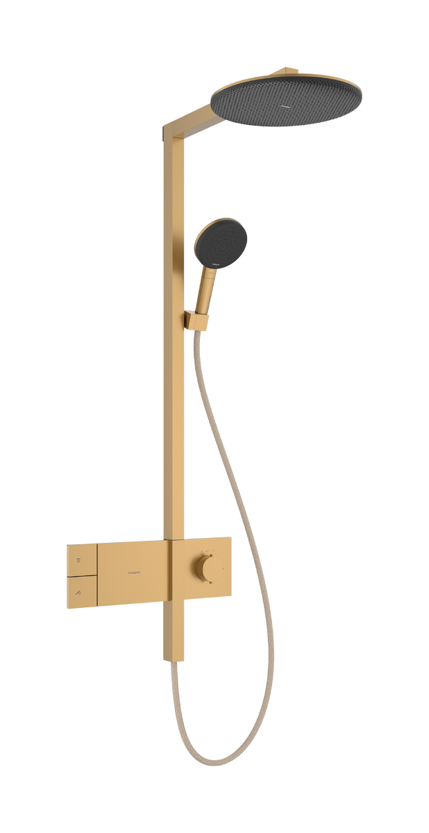 Bild von HANSGROHE Raindance Alive S Showerpipe 300 1jet EcoSmart mit ShowerSelect Comfort #24583140 - Brushed Bronze