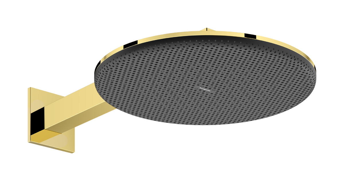 Bild von HANSGROHE Raindance Alive S Kopfbrause 300 2jet EcoSmart mit Brausearm #24541990 - Polished Gold Optic