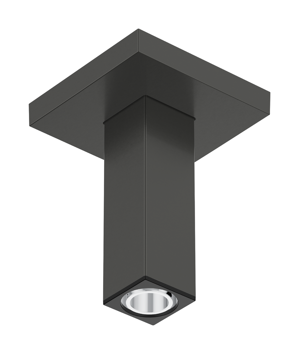 Bild von HANSGROHE Deckenanschluss E 10 cm #24338340 - Brushed Black Chrome