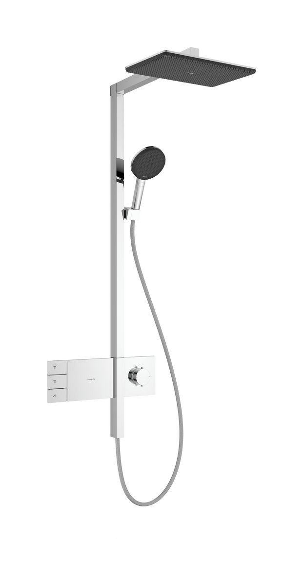 Bild von HANSGROHE Raindance Alive Q Showerpipe 210/340 2jet EcoSmart mit ShowerSelect Comfort #24591000 - Chrom