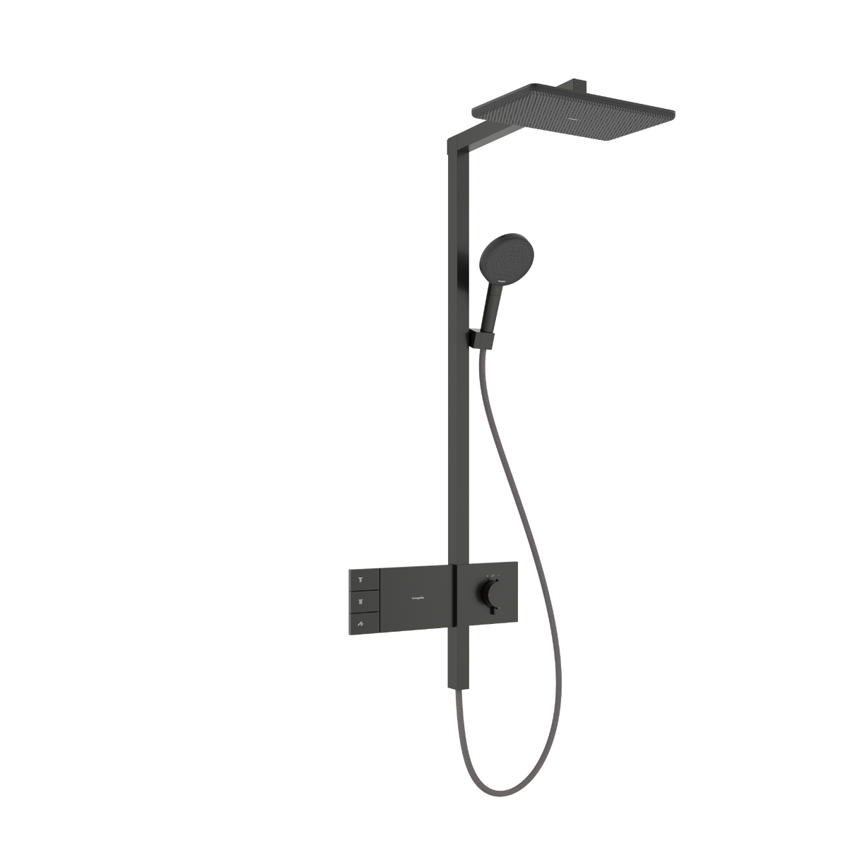Bild von HANSGROHE Raindance Alive Q Showerpipe 210/340 2jet mit ShowerSelect Comfort #24590340 - Brushed Black Chrome