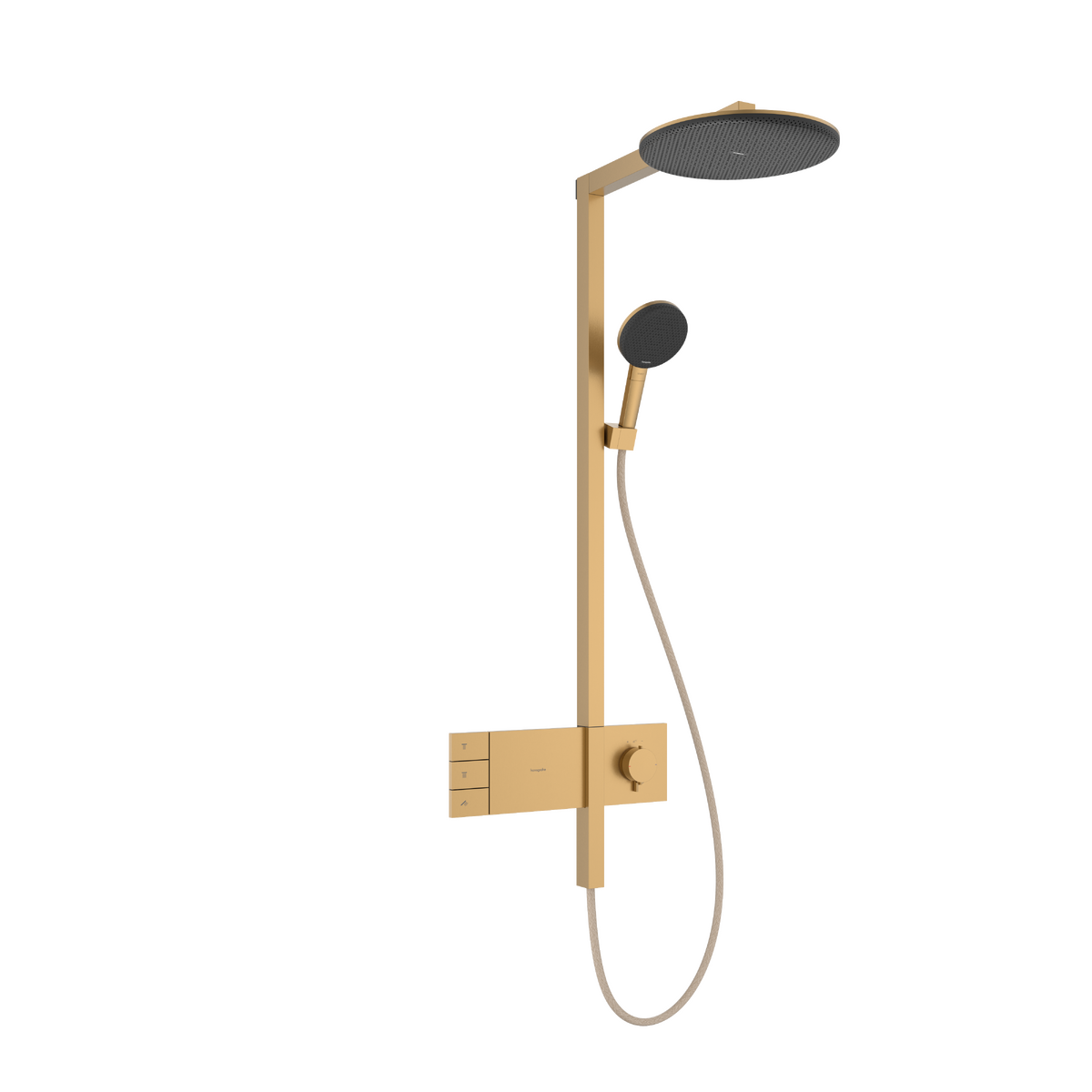 Picture of HANSGROHE Raindance Alive S Showerpipe 300 2jet with ShowerSelect Comfort thermostat #24595140 - Brushed Bronze