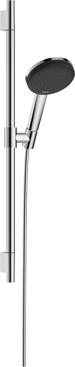 Bild von HANSGROHE Raindance Alive Select S Brauseset 125 3jet EcoSmart mit Brausestange Unica S Puro 65 cm #24602000 - Chrom