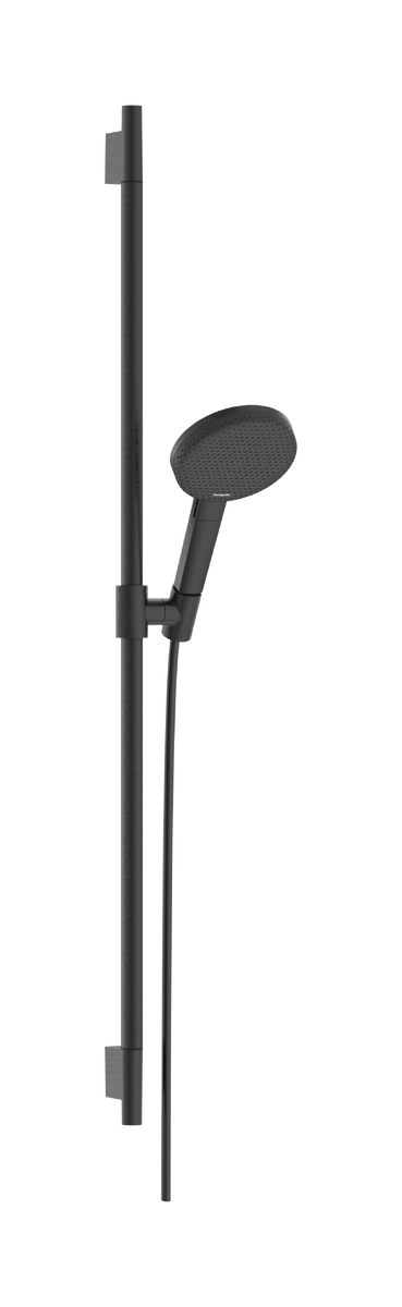 Bild von HANSGROHE Raindance Alive Select S Brauseset 125 3jet EcoSmart mit Brausestange Unica S Puro 90 cm #24603340 - Brushed Black Chrome
