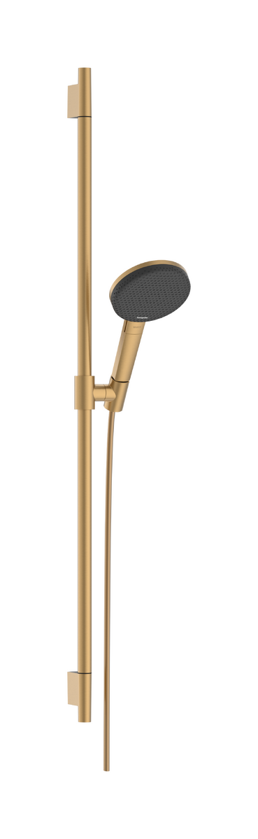 Picture of HANSGROHE Raindance Alive Select S Shower set 125 3jet EcoSmart with shower bar Unica S Puro 90 cm #24603140 - Brushed Bronze