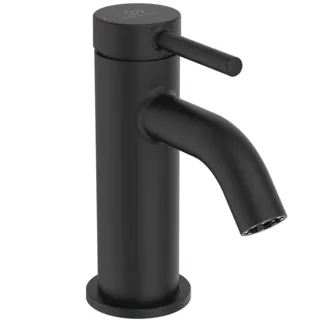 Picture of IDEAL STANDARD Ceraline Nuovo basin mixer H65, projection 90mm #BD958XG - Silk Black