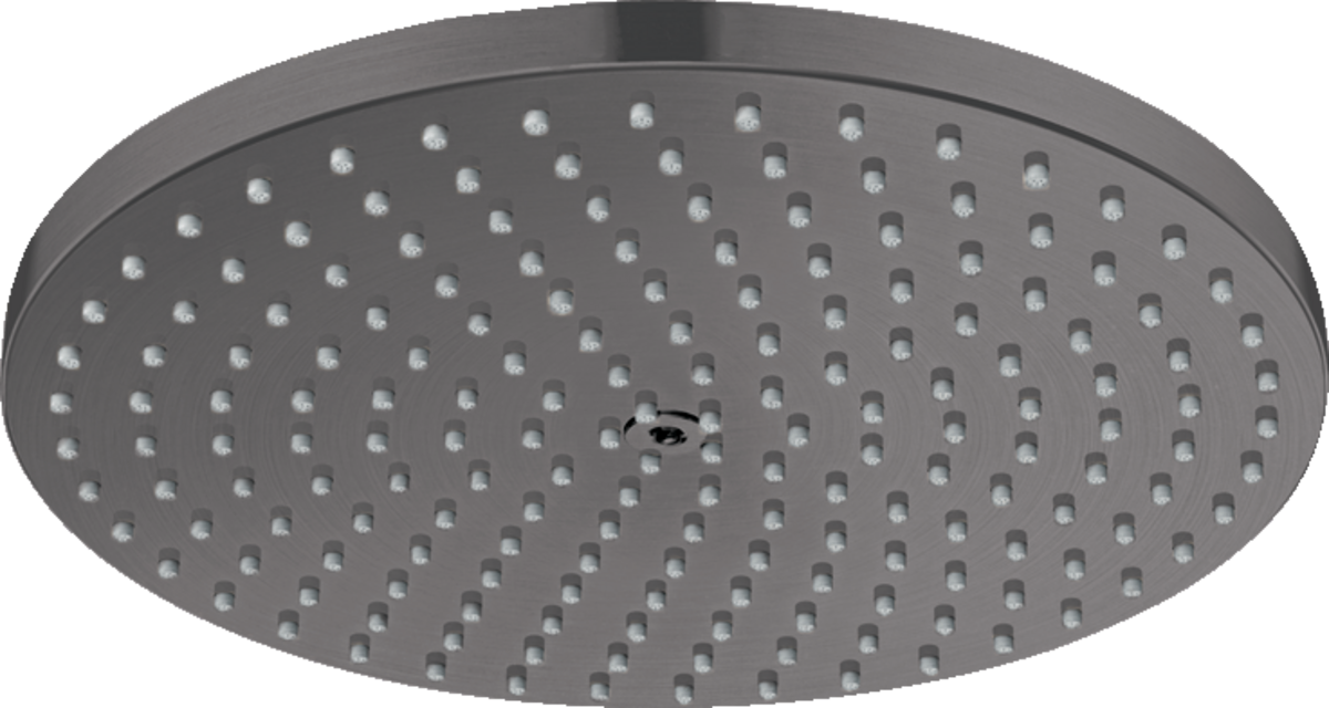 Picture of HANSGROHE Raindance S Overhead shower 240 1jet PowderRain EcoSmart #27624340 - Brushed Black Chrome