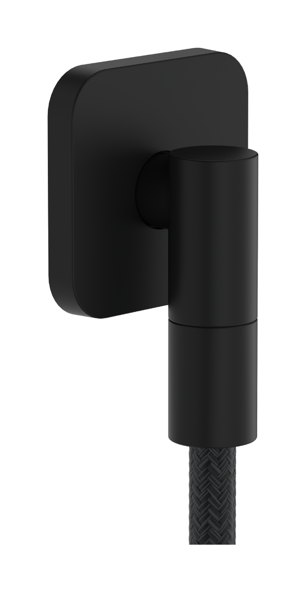 Picture of HANSGROHE AXOR Wall outlet Fine Wall outlet softsquare #36739670 - Matt Black