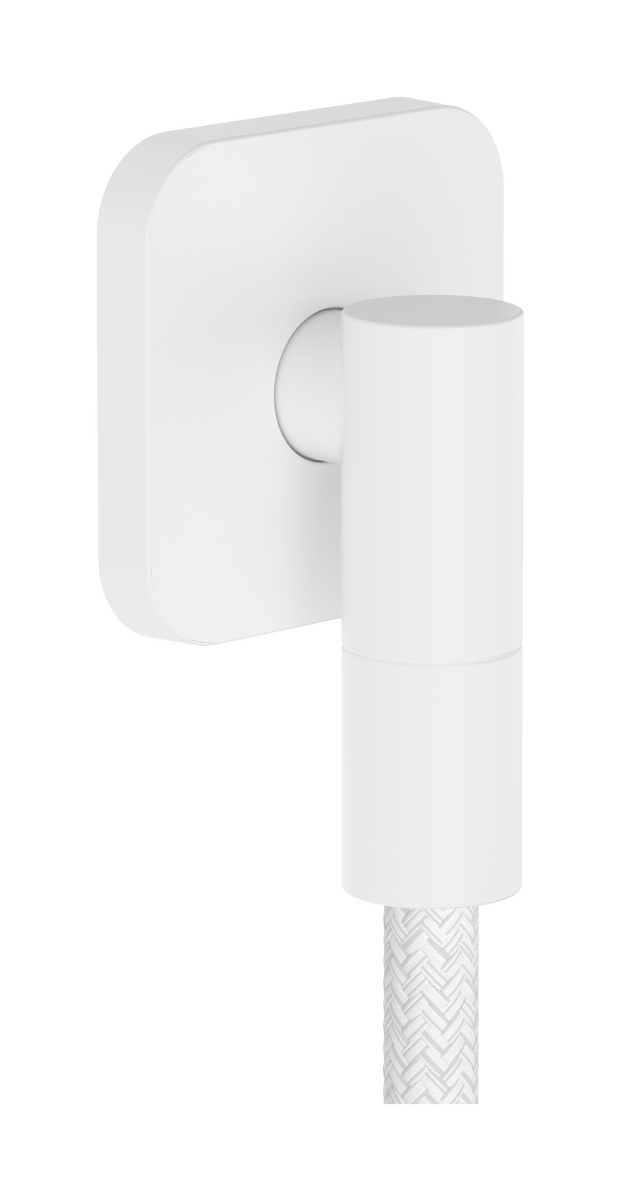 Picture of HANSGROHE FixFit Fine Q Wall outlet with non-return valve #28884700 - Matt White