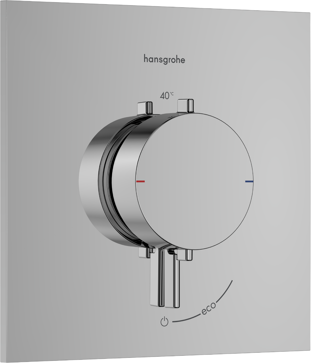 Bild von HANSGROHE Ecostat Comfort E Thermostat Unterputz für 1 Verbraucher #33710000 - Chrom
