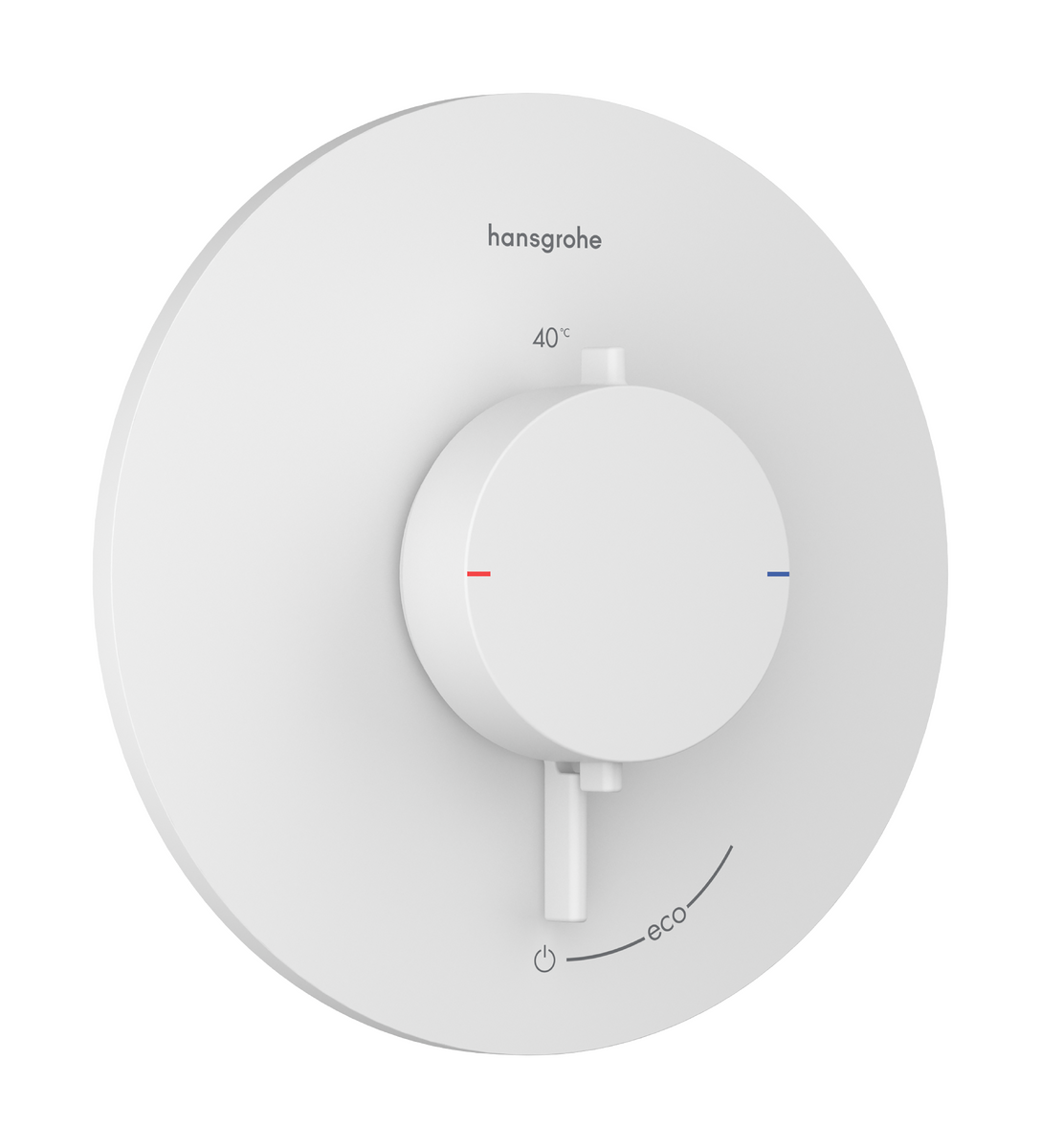 Bild von HANSGROHE Ecostat Comfort S Thermostat Unterputz für 1 Verbraucher #33714700 - Mattweiß