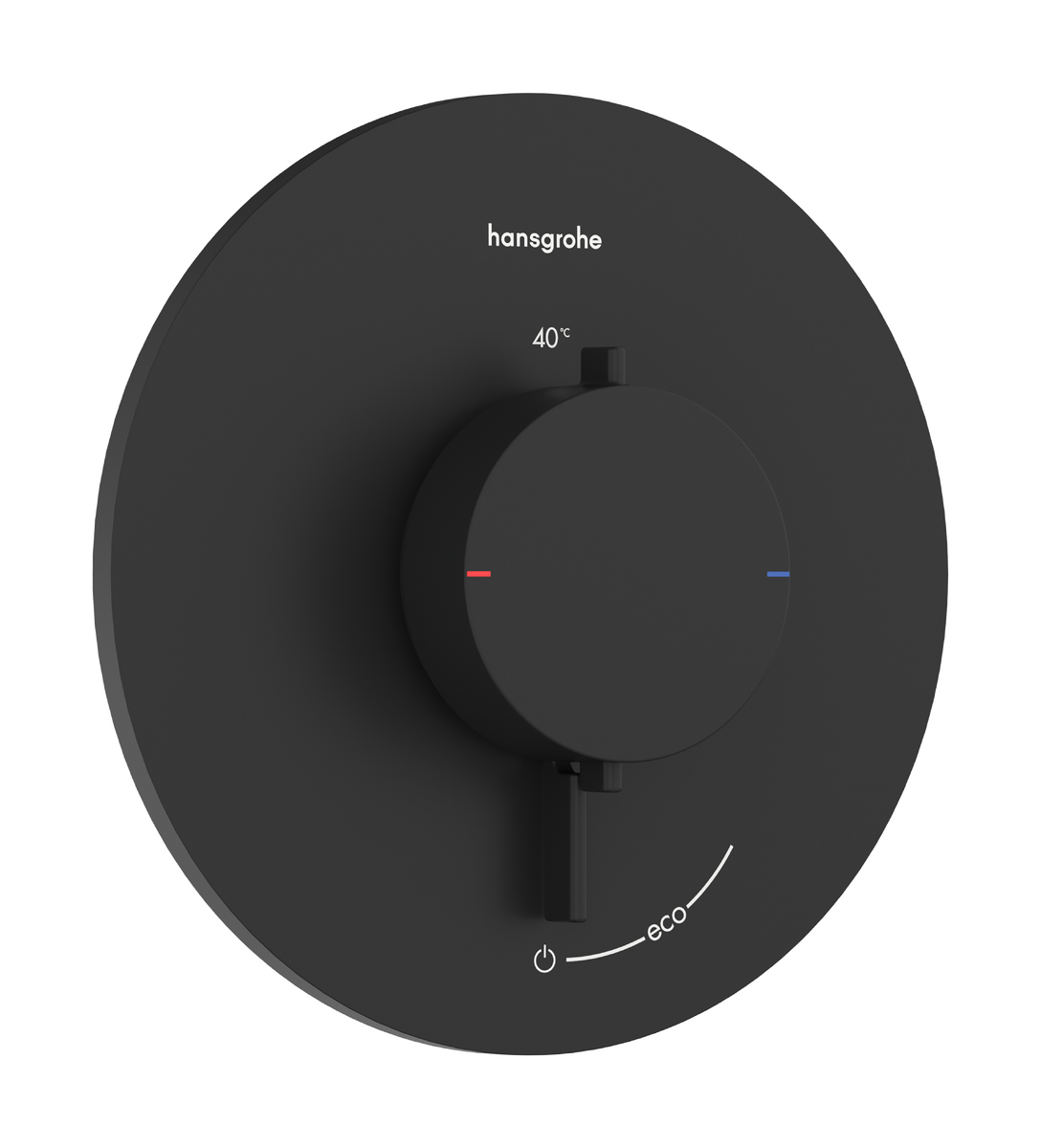 Bild von HANSGROHE Ecostat Comfort S Thermostat Unterputz für 1 Verbraucher #33714670 - Mattschwarz