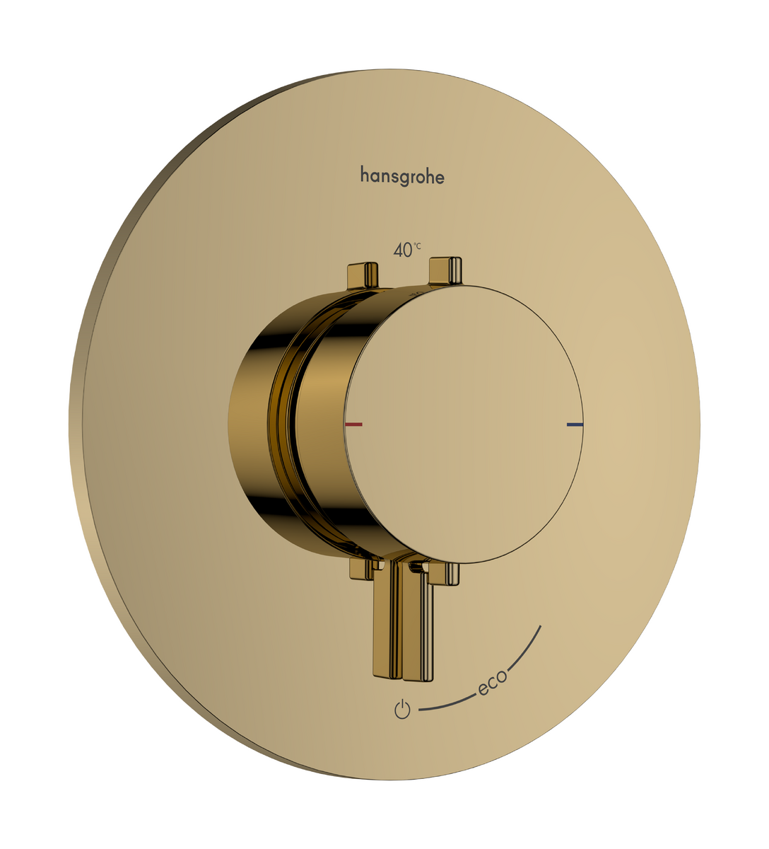 Bild von HANSGROHE Ecostat Comfort S Thermostat Unterputz für 1 Verbraucher #33714990 - Polished Gold Optic