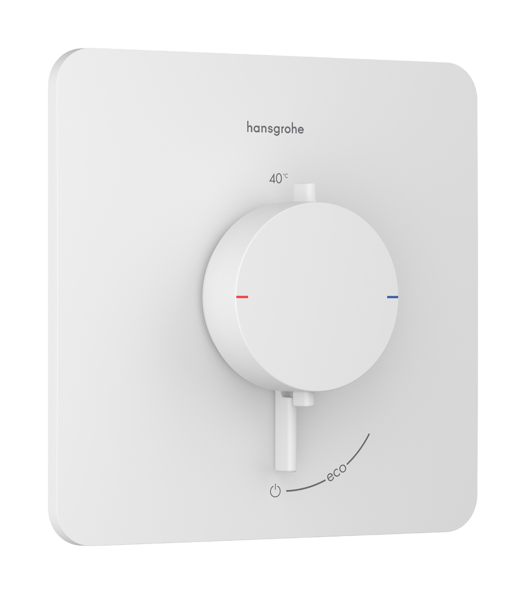 Picture of HANSGROHE Ecostat Comfort Q Thermostat for concealed installation for 1 function #33712700 - Matt White