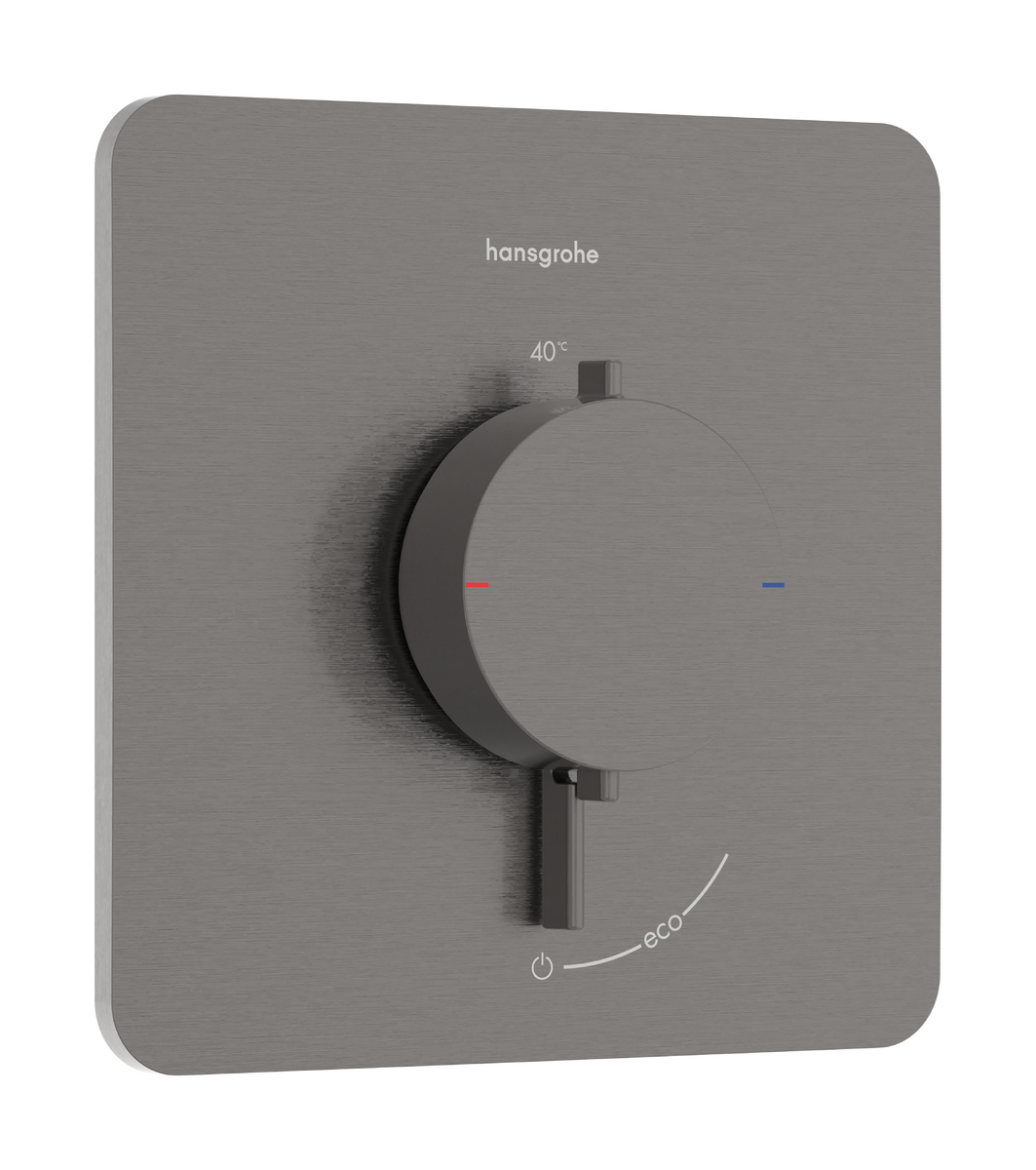 Bild von HANSGROHE Ecostat Comfort Q Thermostat Unterputz für 1 Verbraucher #33712340 - Brushed Black Chrome