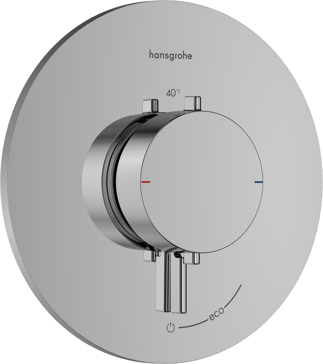 Bild von HANSGROHE Ecostat Comfort S Thermostat Unterputz für 1 Verbraucher #33714000 - Chrom