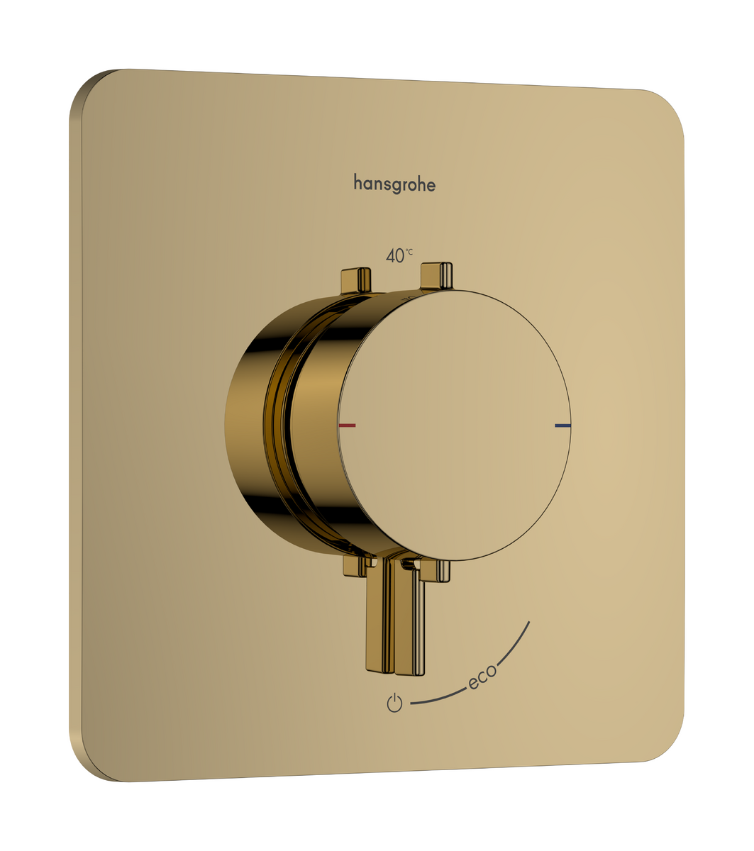 Bild von HANSGROHE Ecostat Comfort Q Thermostat Unterputz für 1 Verbraucher #33712990 - Polished Gold Optic