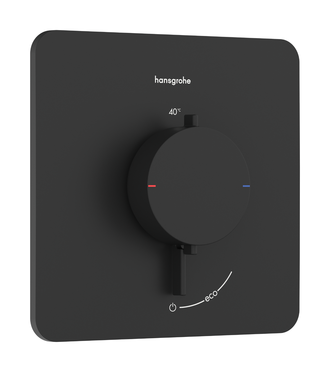 Bild von HANSGROHE Ecostat Comfort Q Thermostat Unterputz für 1 Verbraucher #33712670 - Mattschwarz