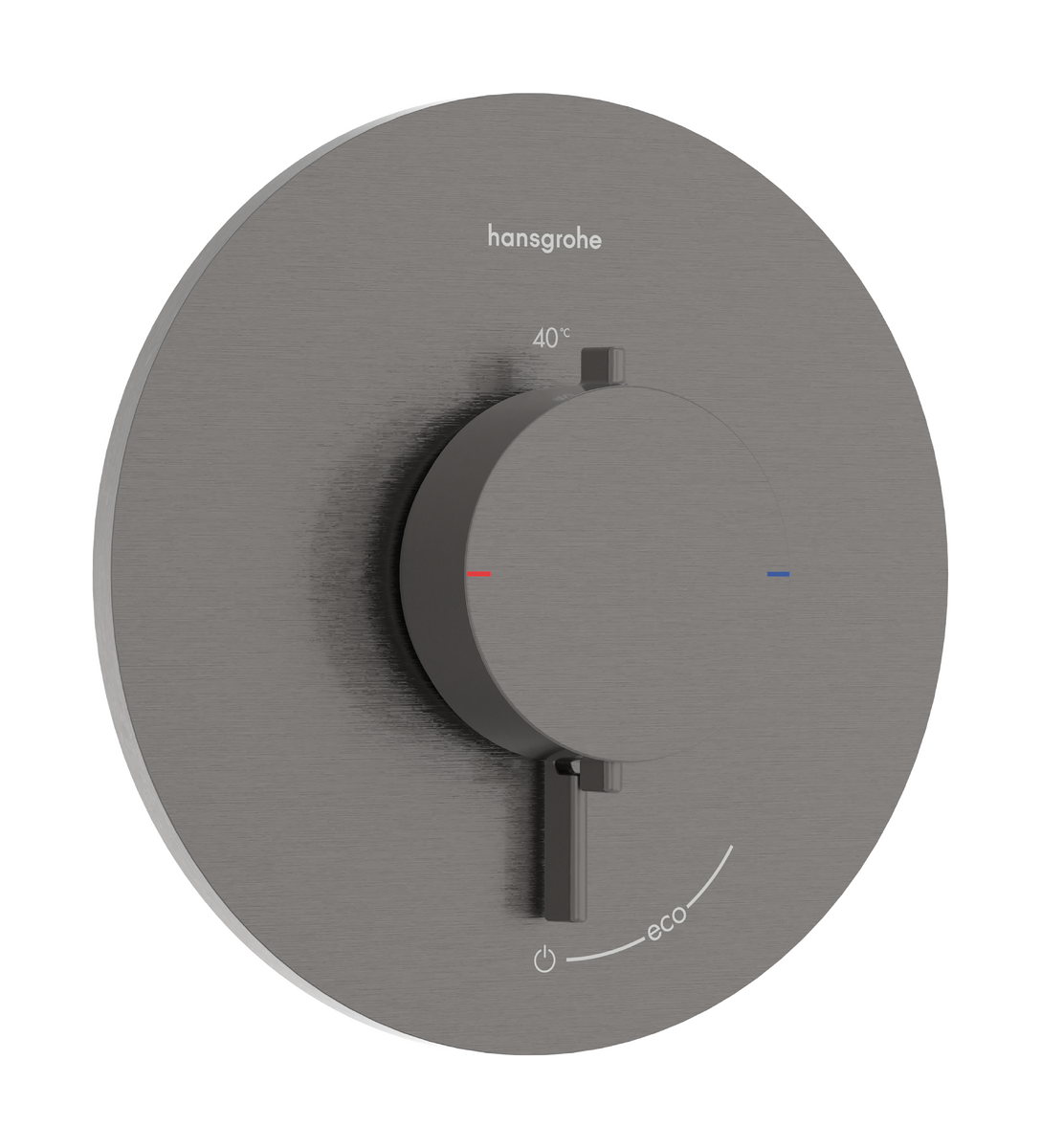 Picture of HANSGROHE Ecostat Comfort S Thermostat for concealed installation for 1 function #33714340 - Brushed Black Chrome
