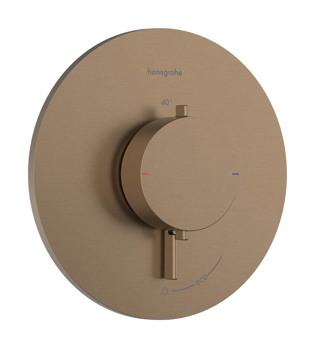 Picture of HANSGROHE Ecostat Comfort S Thermostat for concealed installation for 1 function #33714140 - Brushed Bronze