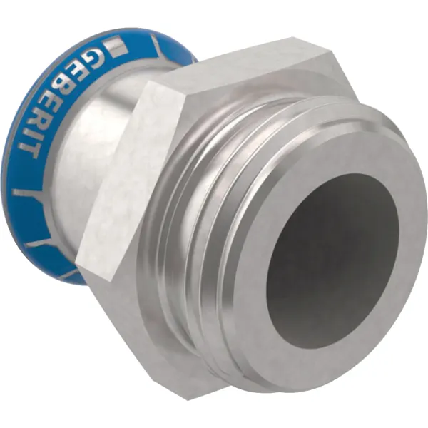 Picture of GEBERIT Mapress Stainless Steel adaptor with male thread G #31738
