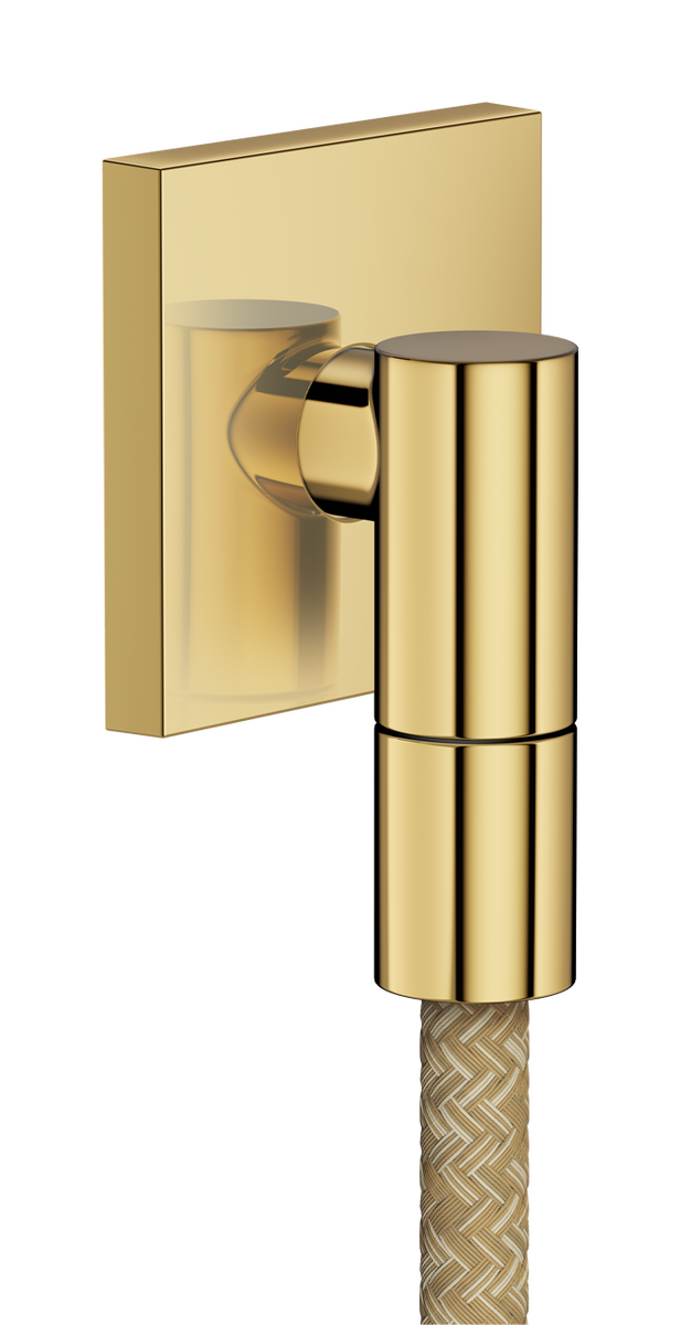 Picture of HANSGROHE AXOR Wall outlet Fine Wall outlet square #36738990 - Polished Gold Optic
