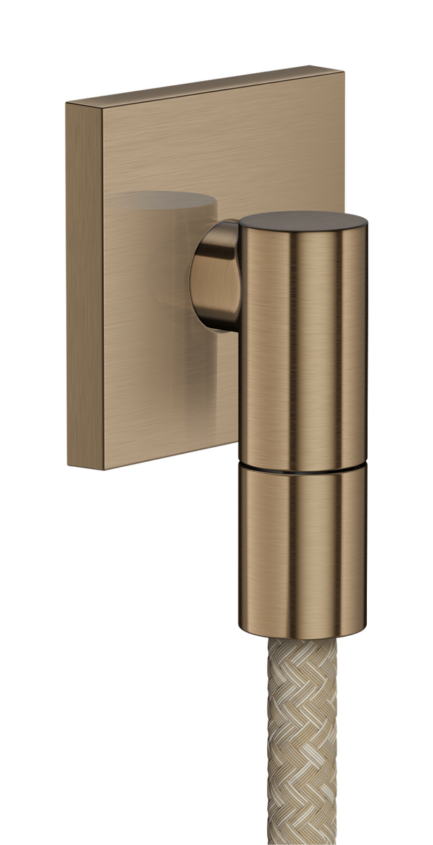 Picture of HANSGROHE AXOR Wall outlet Fine Wall outlet square #36738140 - Brushed Bronze