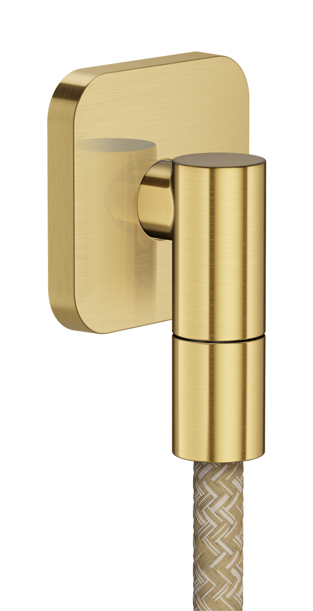 Bild von HANSGROHE AXOR Wall outlet Fine Wandanschluss softsquare #36739950 - Brushed Brass