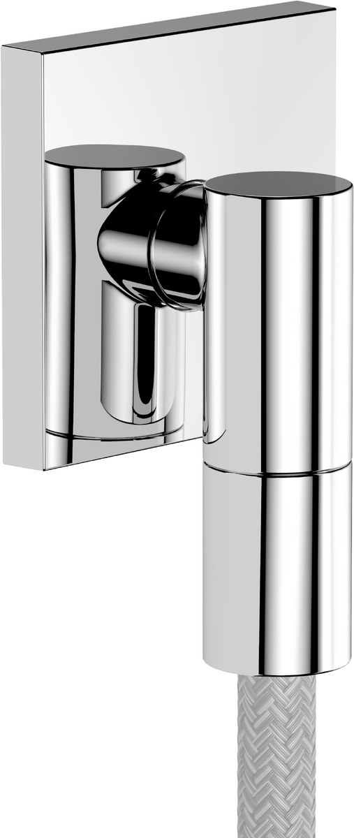 Bild von HANSGROHE AXOR Wall outlet Fine Wandanschluss eckig #36738000 - Chrom
