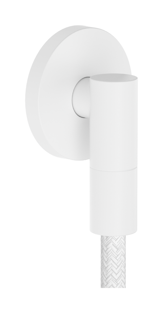 Bild von HANSGROHE AXOR Wall outlet Fine Wandanschluss rund #36737700 - Mattweiß
