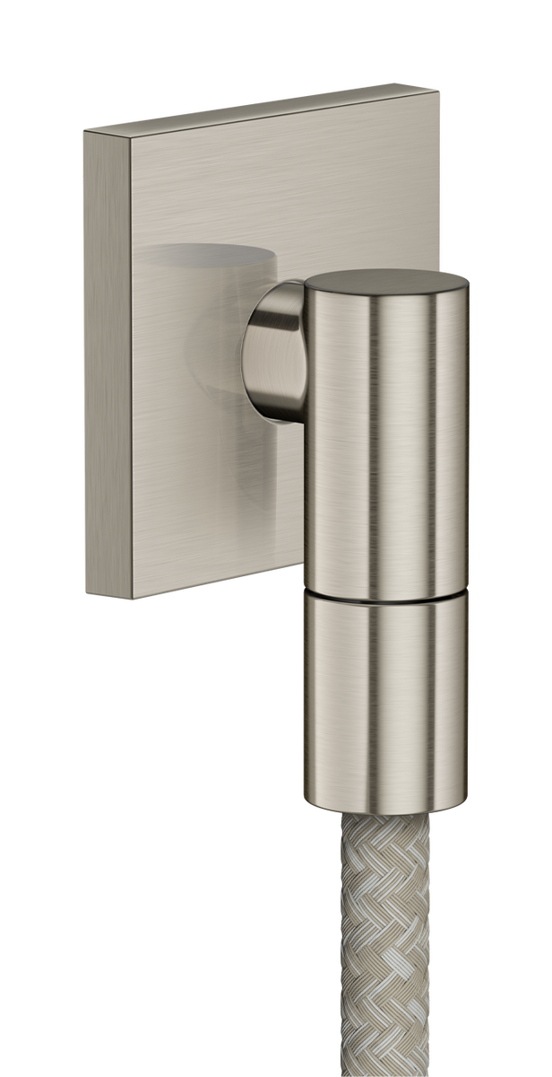 Bild von HANSGROHE AXOR Wall outlet Fine Wandanschluss eckig #36738800 - Edelstahl Optic