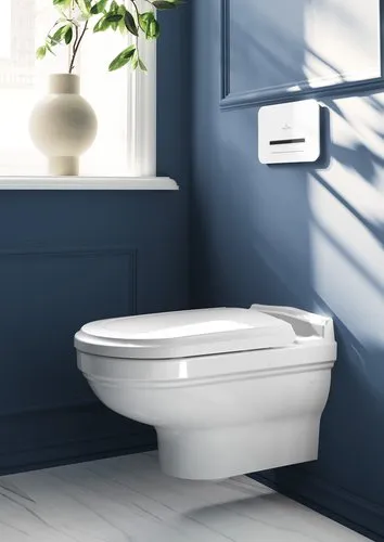 Obrázek VILLEROY BOCH WC sedátko Hommage, s mechanismem měkkého zavírání, s odnímatelným sedátkem (QuickRelease), White Alpine #8809S1R1