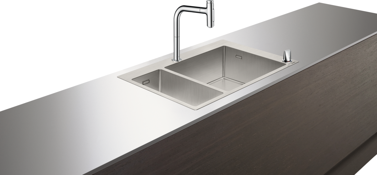 Bild von HANSGROHE C71 C71-F655-09 Spülencombi 180/450 Select #43206000