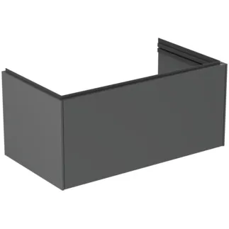 Bild von IDEAL STANDARD Conca Möbelwaschtischunterschrank 800x440mm, mit 1 Push-Open (Softclose-Einzug) Auszug #T5573Y2 - Anthrazit matt