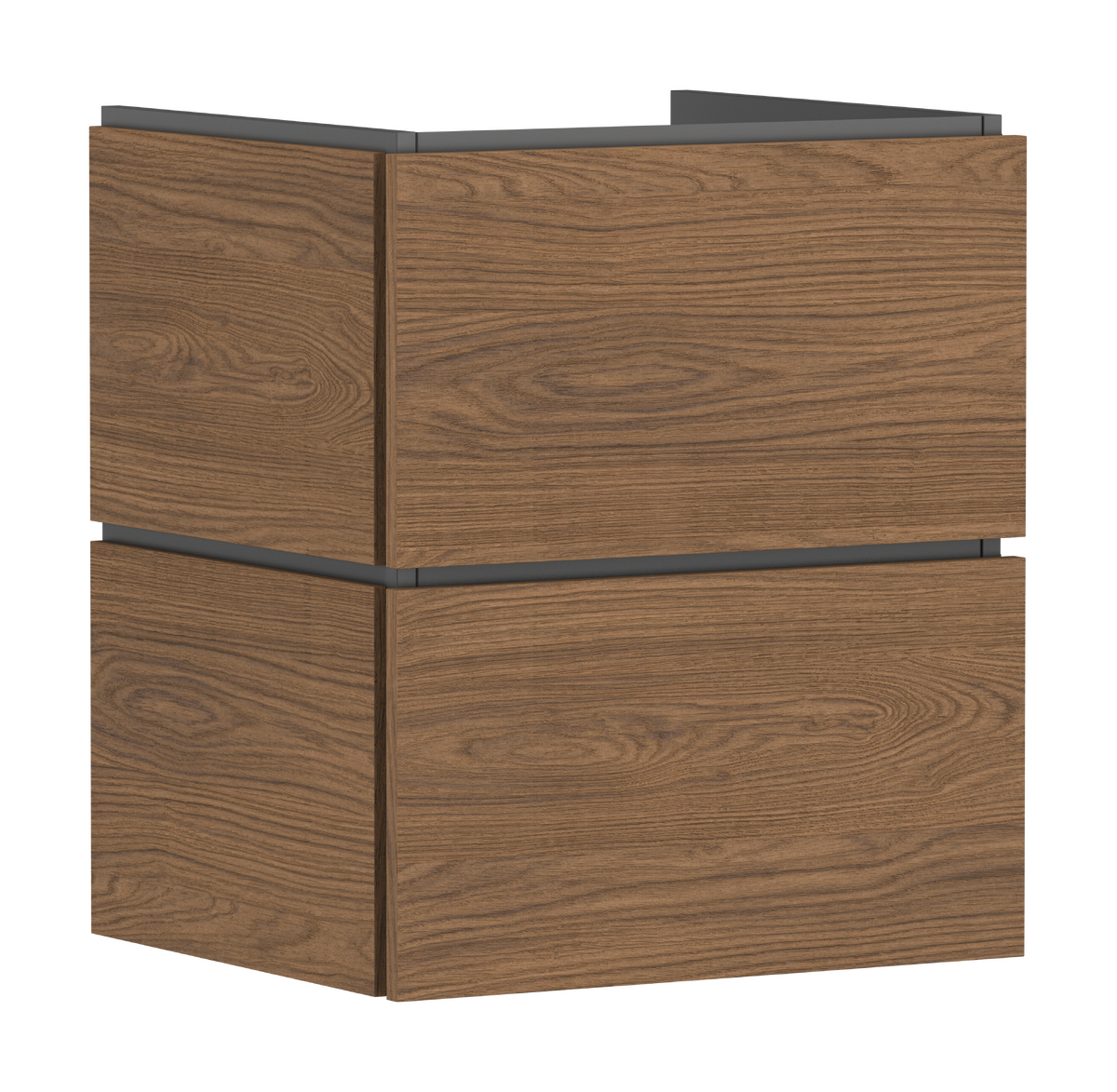 Bild von HANSGROHE Xilesa E Waschtischunterschrank 530/470 mit 2 Schubkästen PushOpen für Waschtisch #54292550 - Eiche Kaschmir