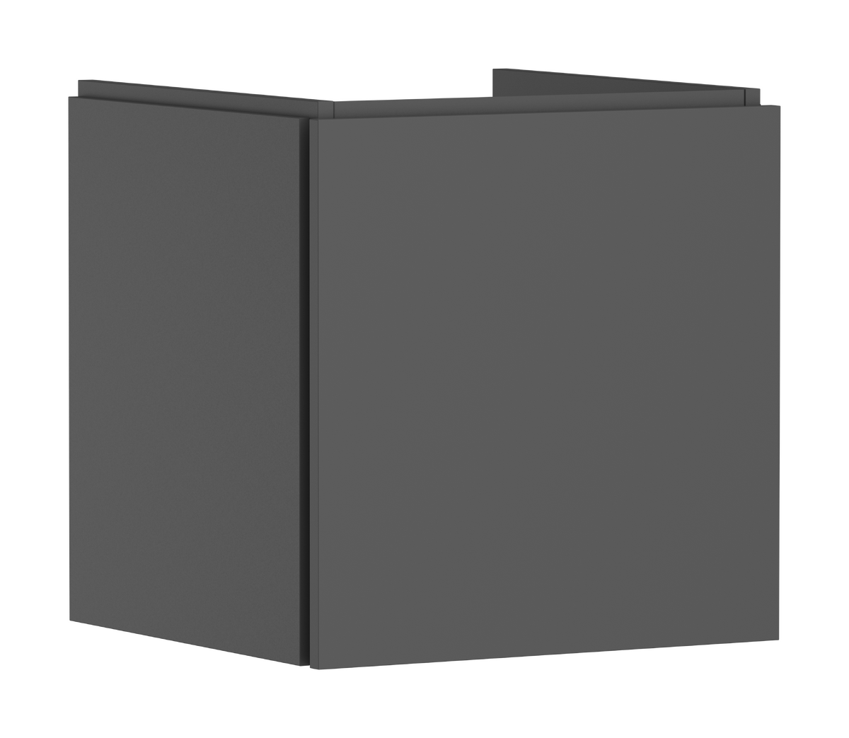 Picture of HANSGROHE Xilesa E Vanity unit 480/470 with 1 drawer for handrinse basin #54249760 - Slate Matt Grey