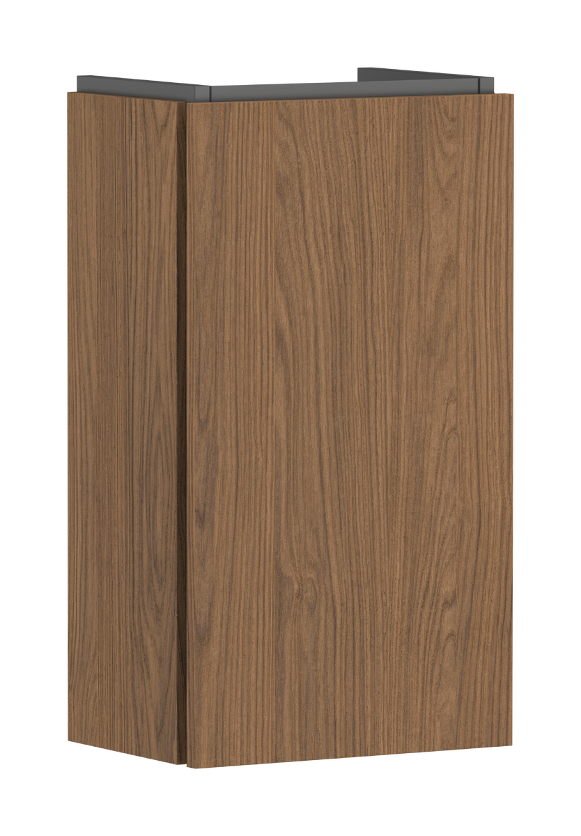 Picture of HANSGROHE Xilesa E Vanity unit 340/240 for handrinse basin, door hinge right #54244550 - Cashmere Oak