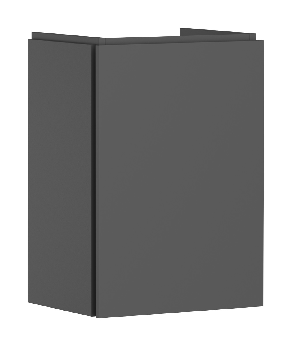 Picture of HANSGROHE Xilesa E Vanity unit 430/330 for handrinse basin, door hinge left #54245760 - Slate Matt Grey