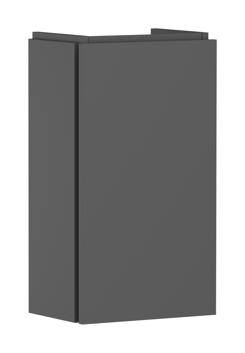 Picture of HANSGROHE Xilesa E Vanity unit 340/240 for handrinse basin, door hinge right #54244760 - Slate Matt Grey