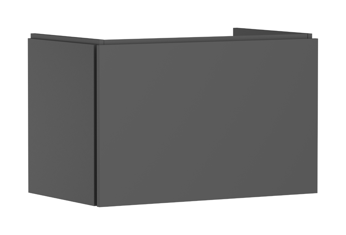 Picture of HANSGROHE Xilesa E Vanity unit 780/470 with 1 drawer for wash basin #54259760 - Slate Matt Grey