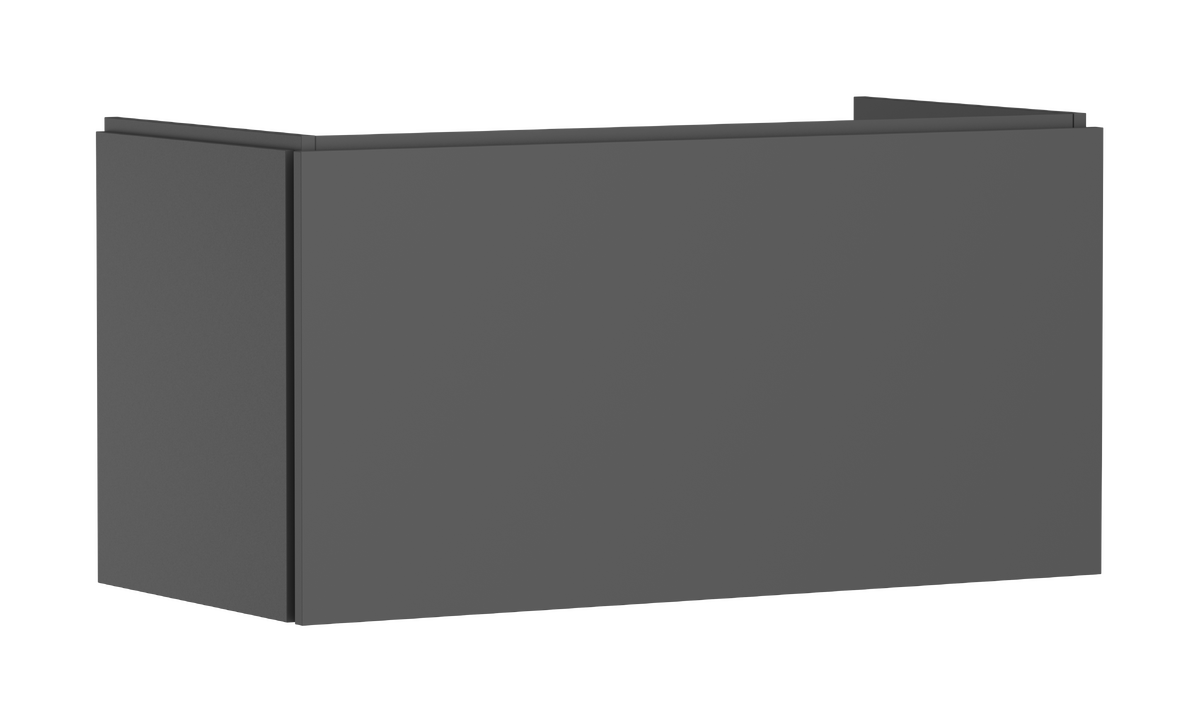 Picture of HANSGROHE Xilesa E Vanity unit 980/470 with 1 drawer for wash basin #54261760 - Slate Matt Grey