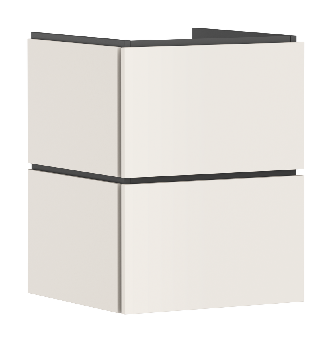 Bild von HANSGROHE Xilesa E Waschtischunterschrank 480/470 mit 2 Schubkästen PushOpen für Handwaschbecken #54291780 - Sandbeige Matt
