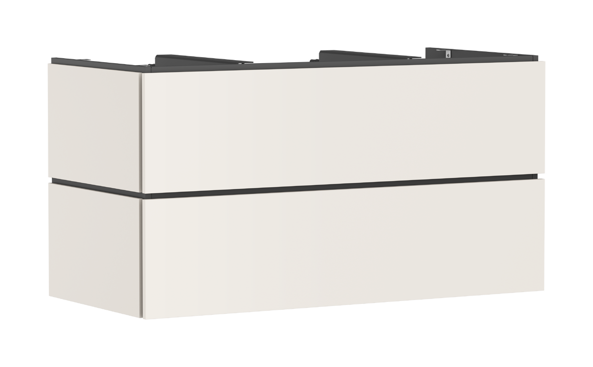 Obrázek HANSGROHE Xilesa E Skříňka pod umyvadlo 1180/550 se 2 zásuvkami, pro desky na zápustné umyvadlo/umyvadlvou mísu #54303780 - písková matná béžová