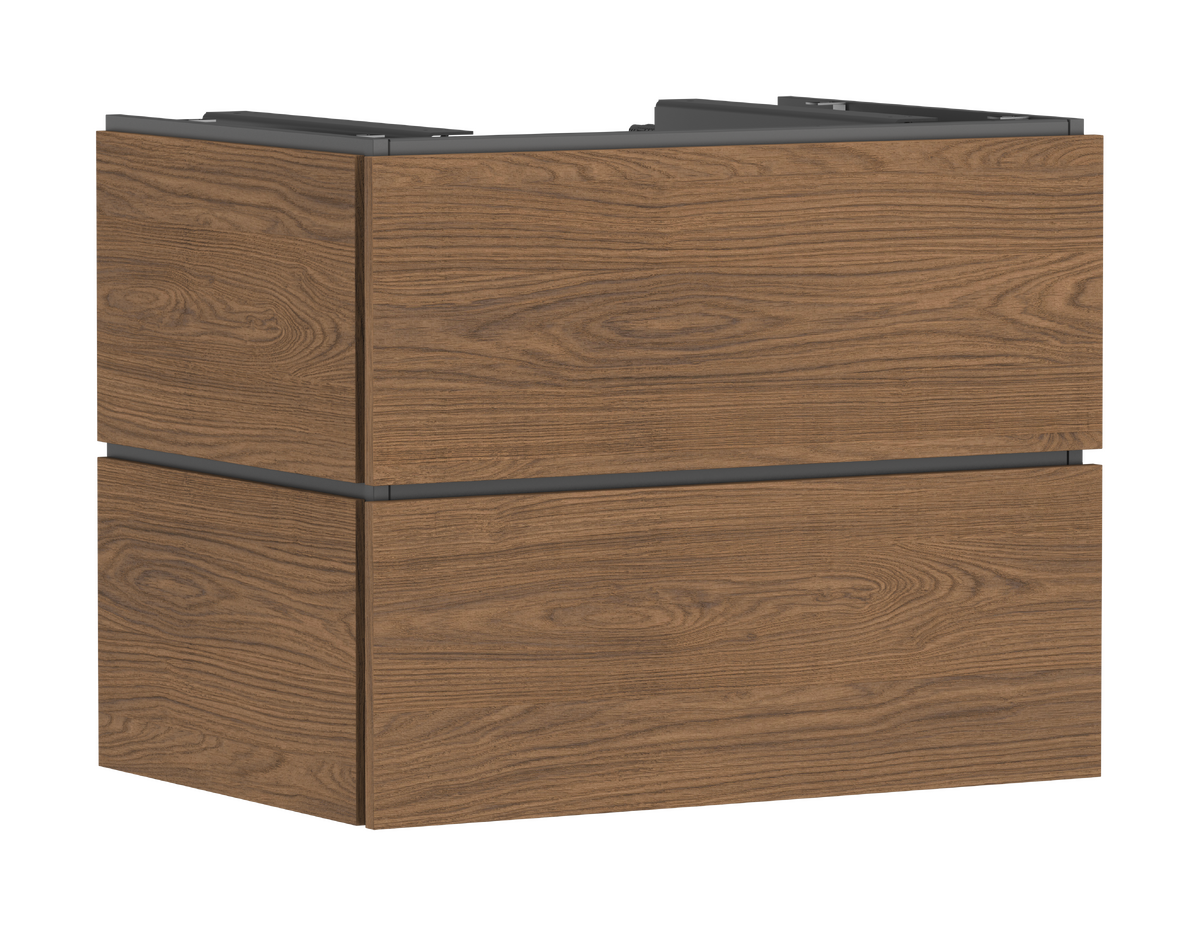 Picture of HANSGROHE Xilesa E Vanity unit 780/550 with 2 drawers for consoles for wash bowl/countertop basin ground #54299550 - Cashmere Oak