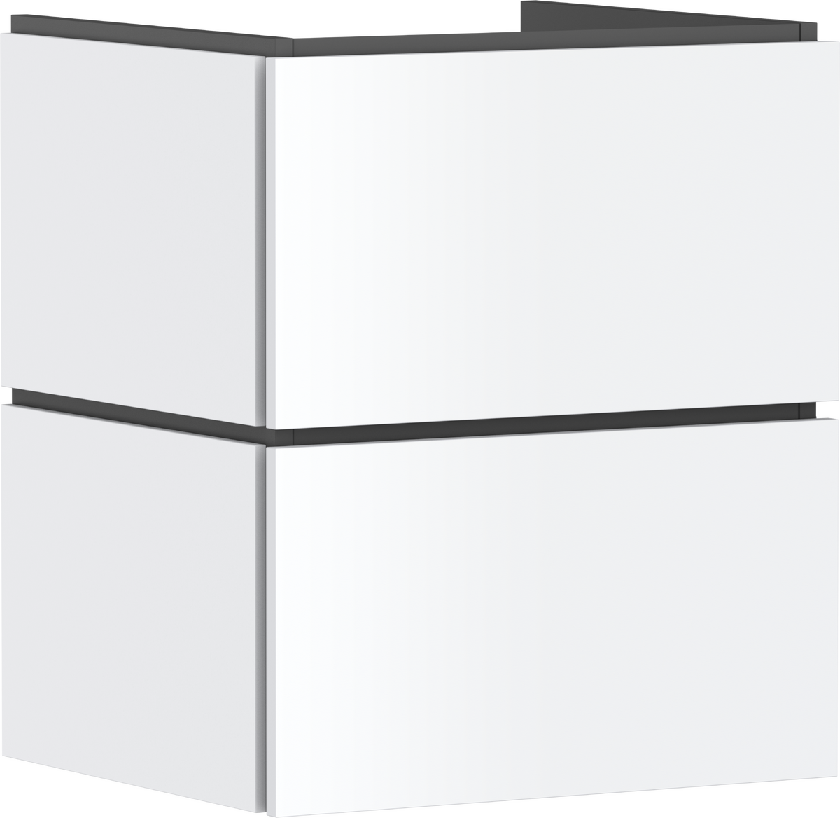 Bild von HANSGROHE Xilesa E Waschtischunterschrank 530/470 mit 2 Schubkästen PushOpen für Waschtisch #54292700 - Mattweiß